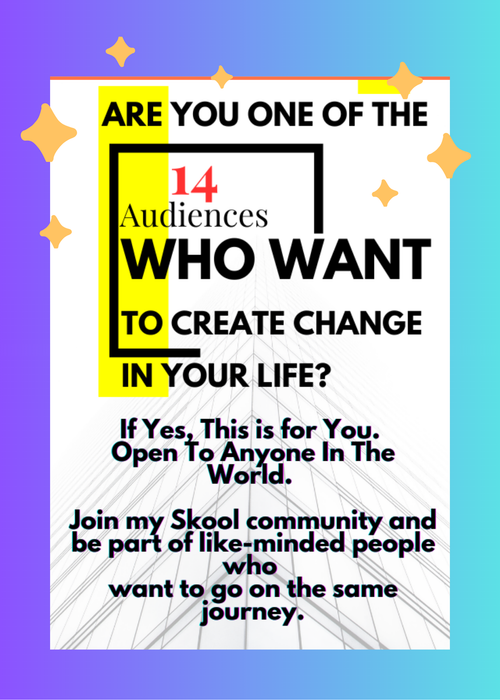 JOIN PAID ONLINE COMMUNITY - EXCLUSIVE VIRTUAL GROUP MEETINGS - LIVE IN PERSON EVENTS