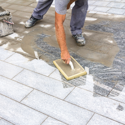 GROUTING FLOORS (WASHROOM, KITCHENS, & BASEMENTS)